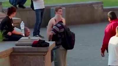 Picking fights with random people