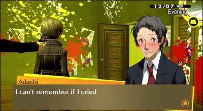 Who else remembers this iconic Adachi moment (this took so long to make I’m going insane)