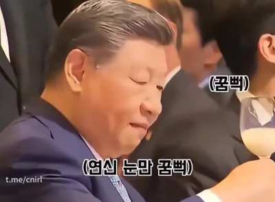 韩国人疯传这个视频，说 习近平 对韩国🍷不尊重。 下次李在明来北京给喝豆汁看看反应…