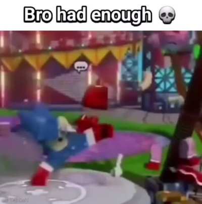 Sonic got tired of Amy