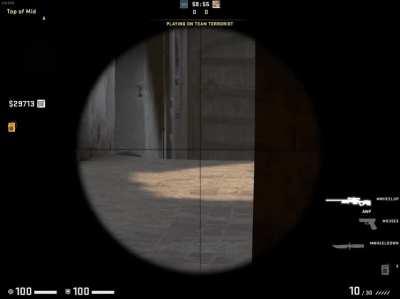Dust II potential change to prevent easy CT lowers control (Ignore bad lighting)