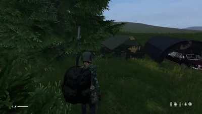 My friends have odd ways of defending their gear