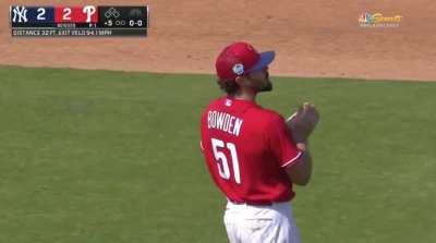 [Highlight] Jasson Dominguez crushes his first homer of the spring