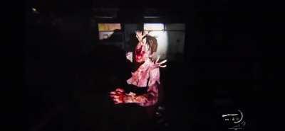 Sorry for the fowl language but I totally forgot she spawns if you go to the generator first