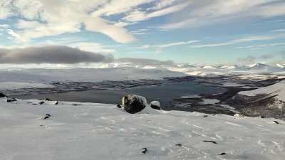Now this was cold. It was so windy I couldn't keep my phone still (Kilpisjärvi, Finland Oct 2024)