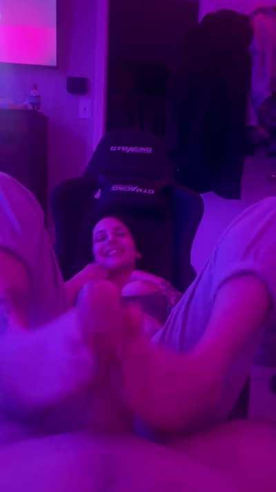 I want your cum and your not getting your chair back until i have it