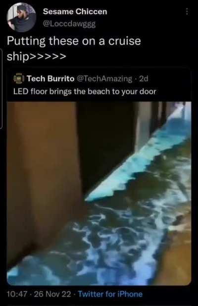 Imagine seein this shit after a night of drinking