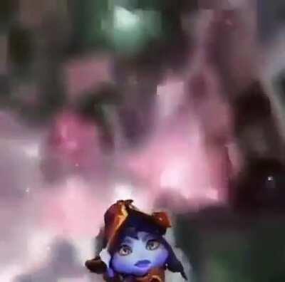 When Miss Fortune ults the teamfight