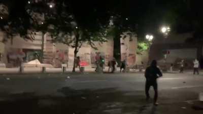 Fed using his sneak attack skill in Portland