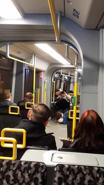 HMB while I sit down on the tram