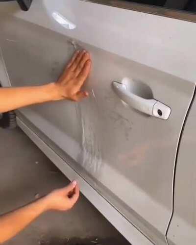 easy fix using scotch tape