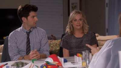 Jen Barkley wears protection.