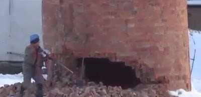 HMB while I take down this chimney.