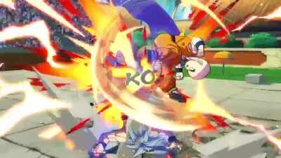 Krillin and The Rock > UI Goku