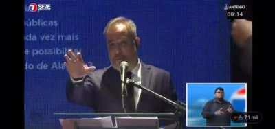 Trecho do debate entre os candidatos a governador de Alagoas. Collor e Cunha protagonizam cenas vergonhosas.