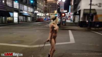 Nude in Downtown Portland