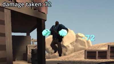 heavy gets past the entire team and drops med