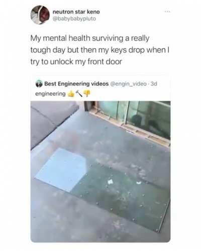 It really do be that fragile