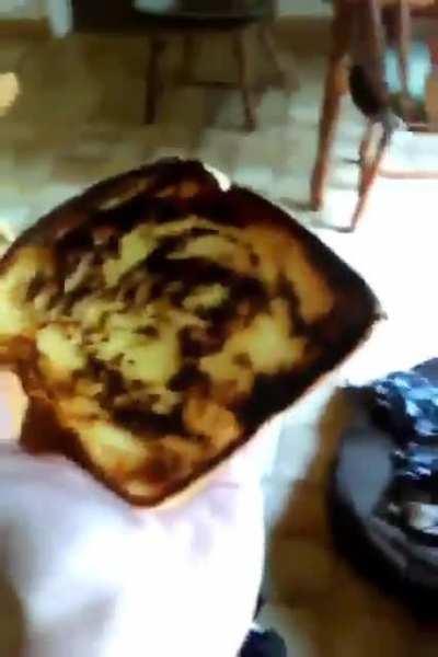 me screaming at grilled cheese