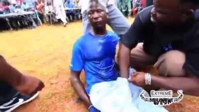 Apparently the best way to recover from a knockout is to get a handjob from a friend... *nsfw*