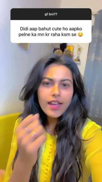 Cute didi ko pelne ka Mann. Par ye kis community ki baat kar rhi hai? 🤔