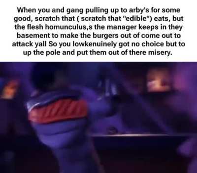 Gang we MIGHT be cannibals