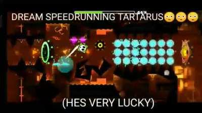 omg dream speedrunning geometry dash