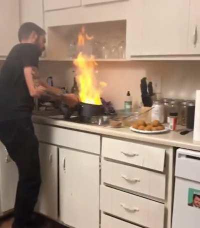 His cooking was fire 🔥