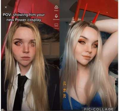 Calcosplay as Power from Chainsaw Man