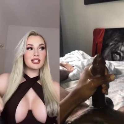 denise huge tits made his bbc explode