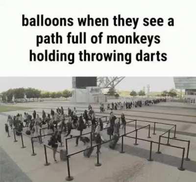 Single file formation