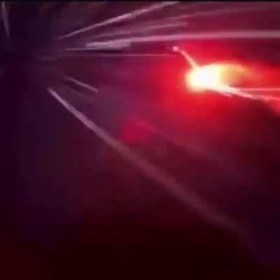 The cameraman is just as crazy