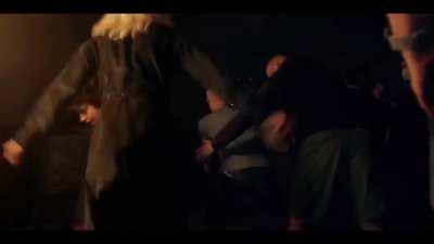 Harvey Sadler and Leo Ashton behind the scenes.