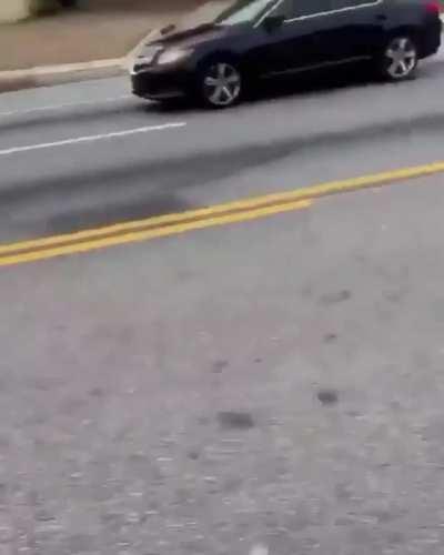 When you don’t to wear your belt and it comes back to bite you in the ass