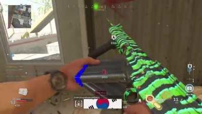 “Gotta watch your six, man!” The irony...