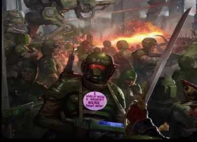 “Commissar, why are we using hordes of biomass against tyranids?”
