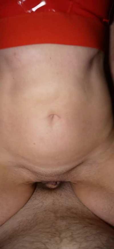 Grinding on his cock