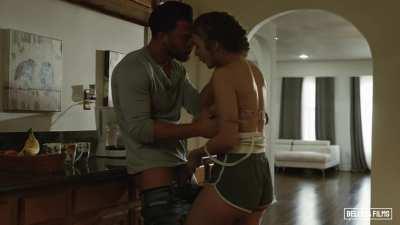 Lena Paul - Kissing and jerking off her lover