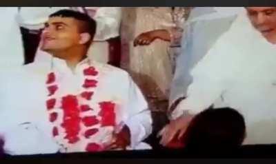 Caught on a wedding film...😂