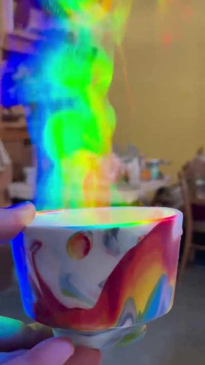 Psychedelic teacup