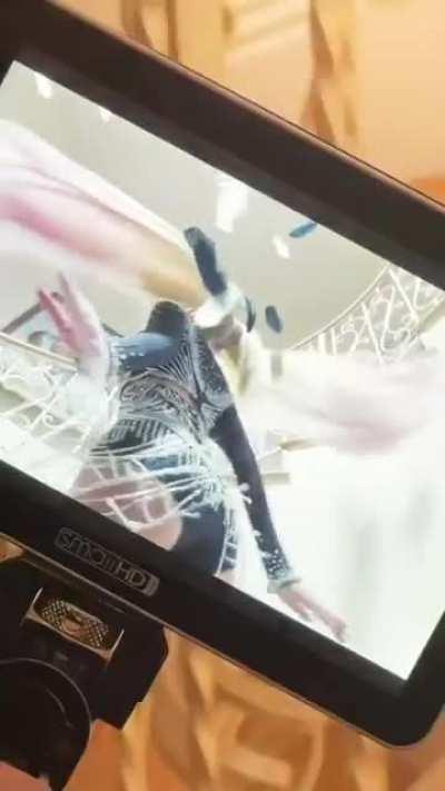 love playing dress up lol 💗🌙 🖤 bts of her shoot!...