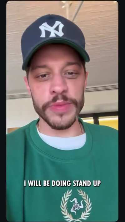 King Pete promoting his upcoming shows 😎