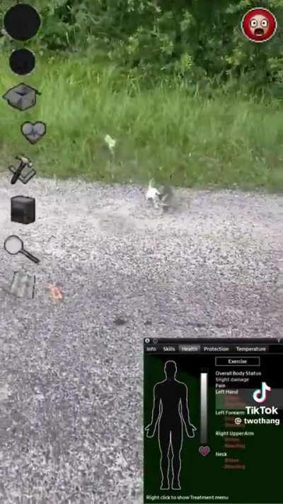 He didnt do a 360 before walking out his car