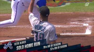 [Highlight] [Highlight] Ozzie Albies goes back-to-back with Ronald AcuÃ±a Jr.