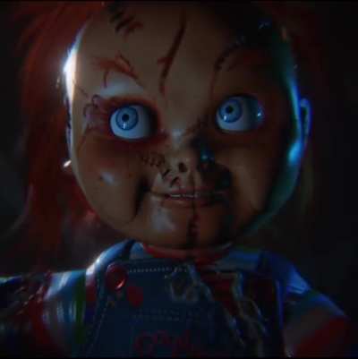 Chucky says Happy Halloween