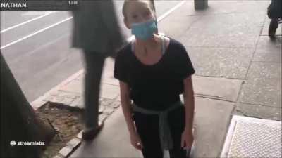 Young black male spreading consciousness about white privilege