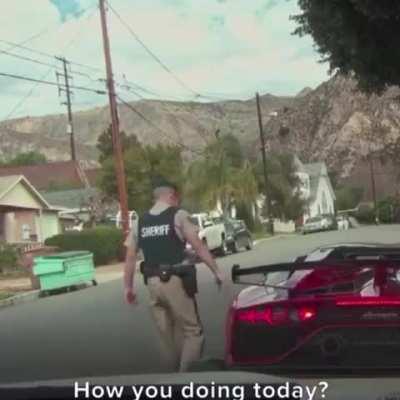 He definitely woke up in a different dimension 