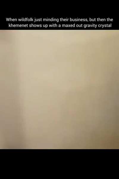 The wildfolk have it so rough