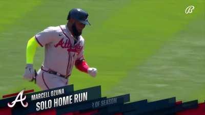 [Highlight] [Highlight] Marcell Ozuna goes back-to-back with Sean Murphy by hitting a baseball completely out of Wrigley Field to make it 5-0 Braves over the Cubs in the fourth inning.