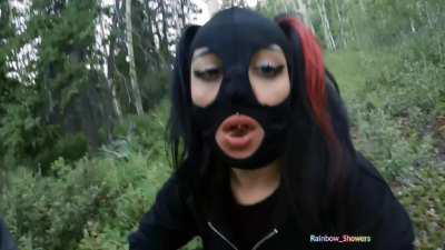 Out to enjoy nature and a little scat snack